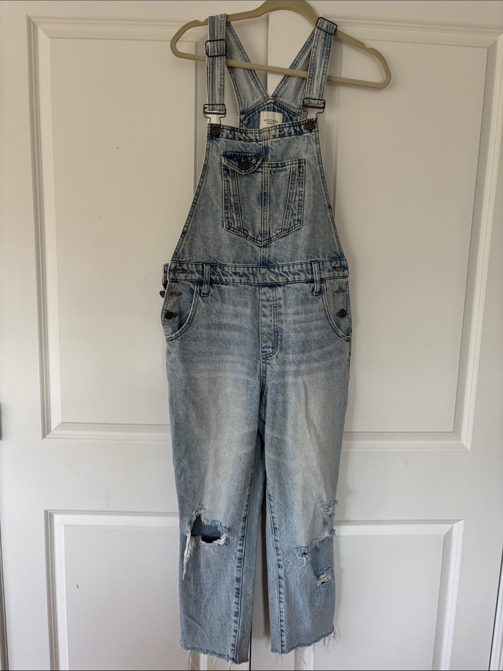 Light Wash Denim Overalls